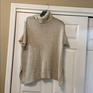 Cream colored poncho